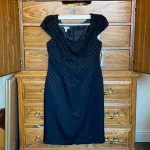 LONDON TIMES CAP SLEEVES SHEATH DRESS SZ 14
